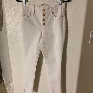 High Rise White Jeans by Old Navy